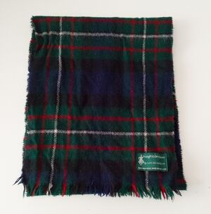 Lochcarron of Scotland Plaid Tartan Scarf Wool